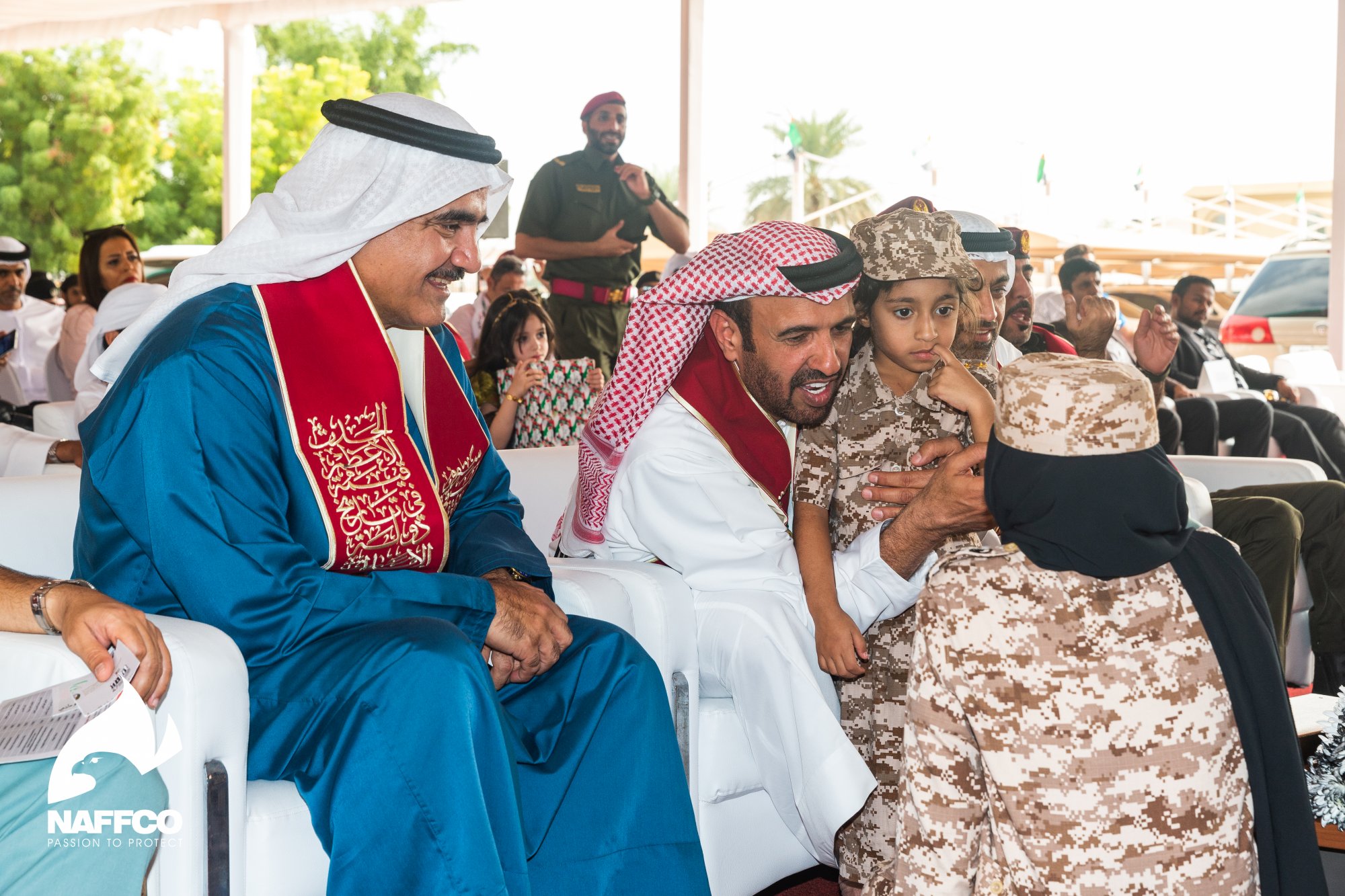 NAFFCO group CEO Eng. Kalid Al Khatib with Maj.Gen.Expert Rashid AlMatrooshi, Director General of Dubai Civil Defence